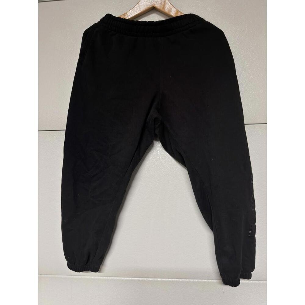 DKNY Sport Men’s Black Jogger Sweatpants Size XL Fleece Lined Elastic Waist